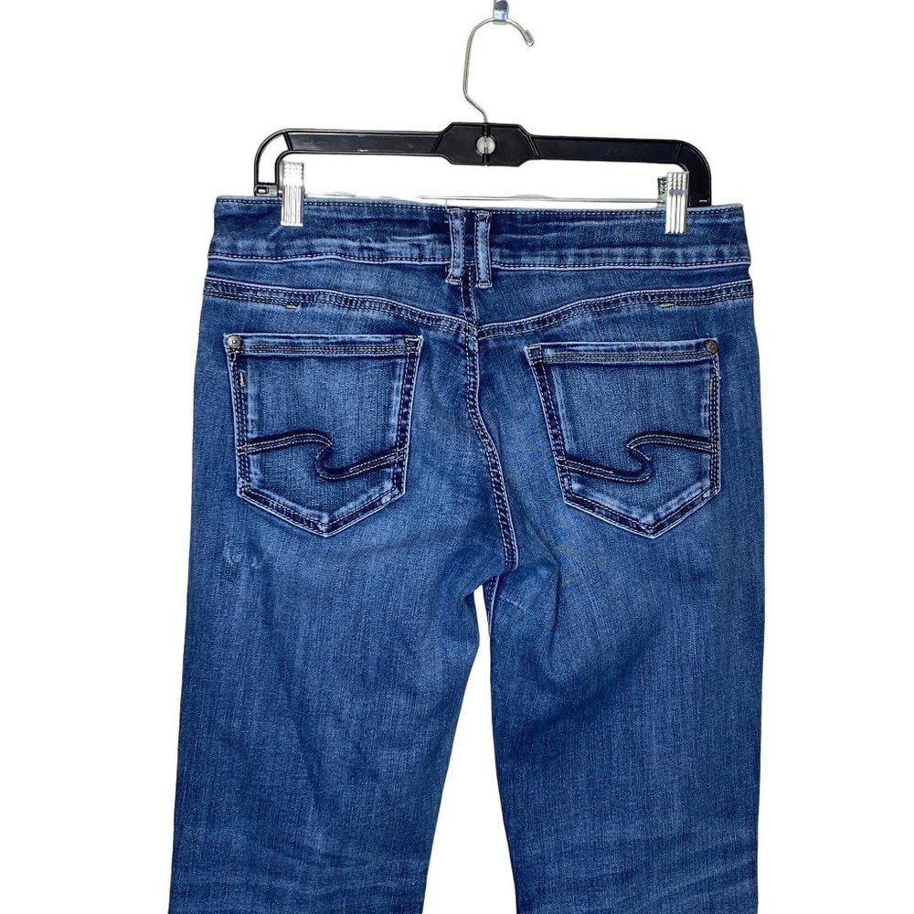 Silver Suki Slim Bootcut Jeans W32/L31 Stretch - Picture 11 of 12